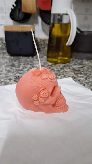 Vela Ritualizada de Calavera