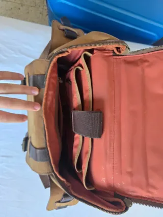 Mochila de cuero Velez