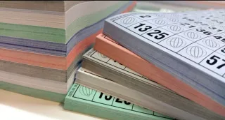 9.600 Cartones de Bingo para tachar de 90 números