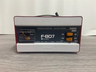 Cargador Baterías Ferve F-807 12/24V