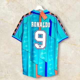 Camiseta Fútbol Retro #9 Visitante 1996 | Talla L