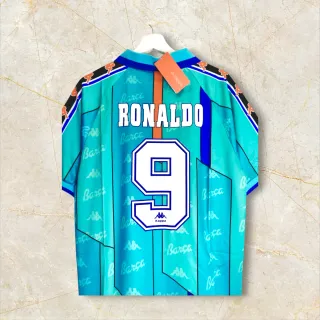 Camiseta Fútbol Retro #9 Visitante 1996 | Talla L
