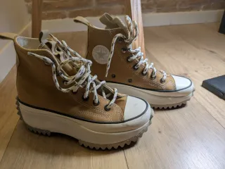 Converse Marrones/Blancas Talla 36