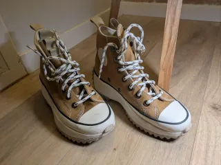 Converse Marrones/Blancas Talla 36