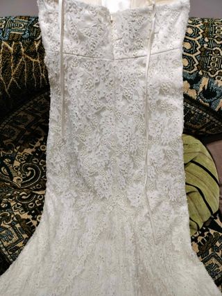 Vestido de Novia Encaje y Pedrería