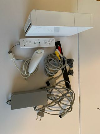 Consola Wii Blanca Completa + Mando