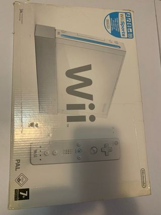 Consola Wii Blanca Completa + Mando