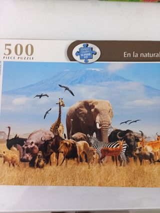 Lote 3 Puzzles Ravensburger, Panorama y 500 Piezas
