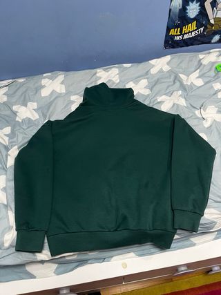 Sudadera Converse con capucha verde