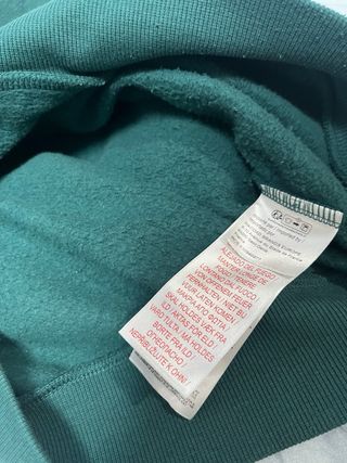 Sudadera Converse con capucha verde