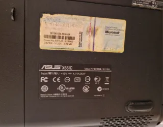 ASUS X66IC con SSD 250GB
