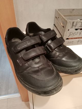 Zapatos Pablosky Niños Negros Velcro