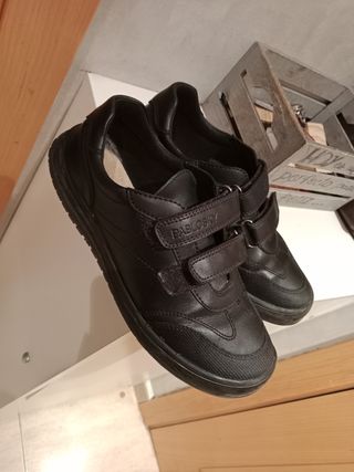 Zapatos Pablosky Niños Negros Velcro