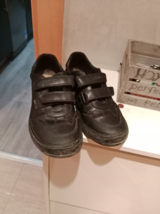 Zapatos Pablosky Niños Negros Velcro