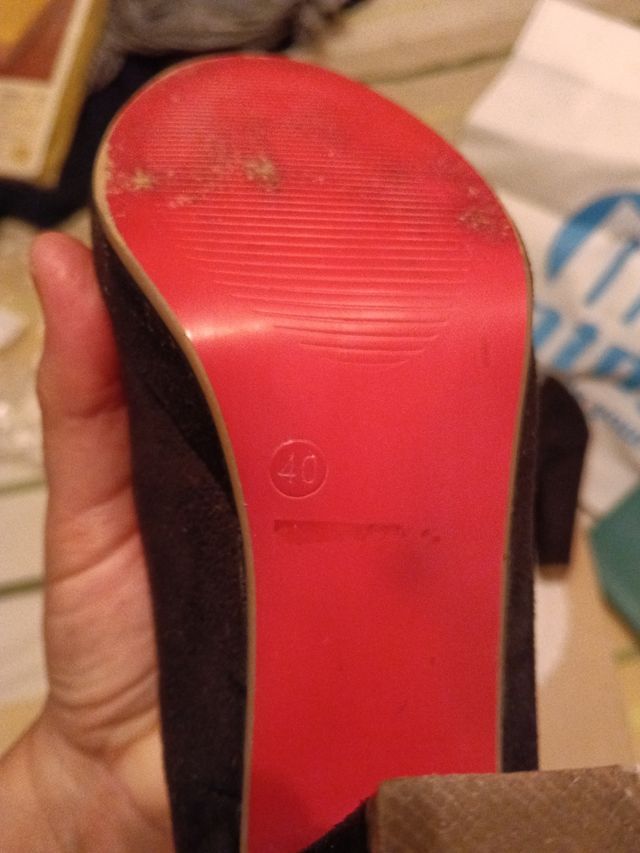 Zapatos Mustang Negros Peep Toe