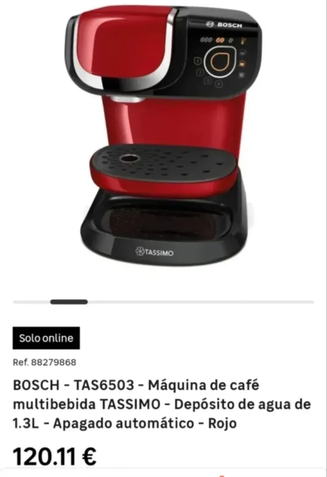 NOVA máquina de café Bosch TACTIL Tassimo