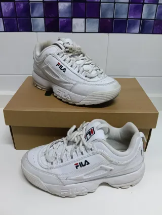 Zapatillas Fila Niña Blancas