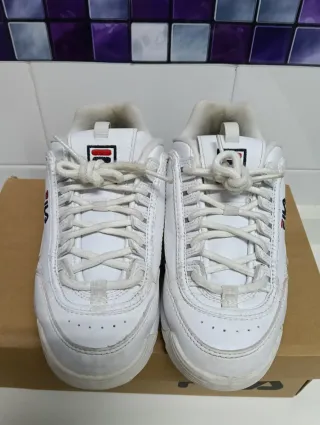 Zapatillas Fila Niña Blancas