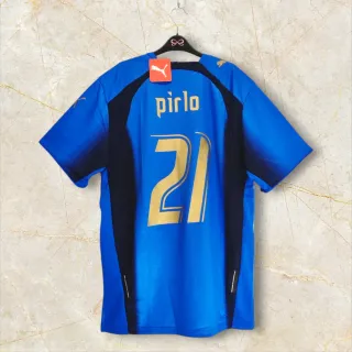 Camiseta Fútbol Italy Mundial 2006 Retro | Talla L