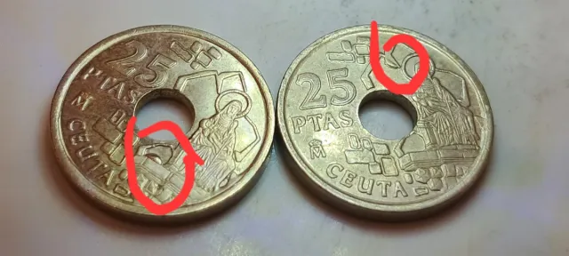 Monedas 25 Pesetas Juan Carlos I