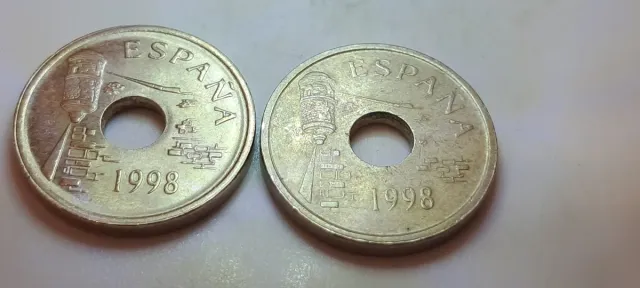 Monedas 25 Pesetas Juan Carlos I