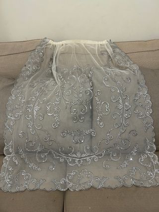 Manteletas Fallera Plata