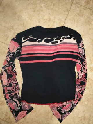 Camiseta Custo Barcelona M Estampada manga larga