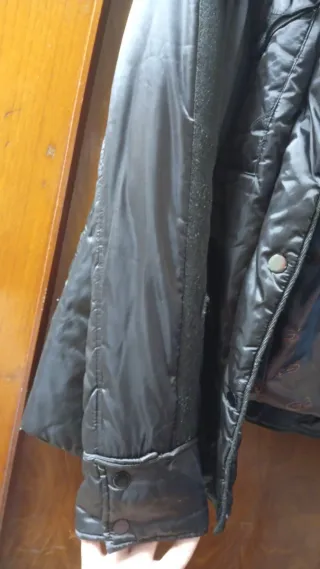 Cazadora mujer talla 42 negra