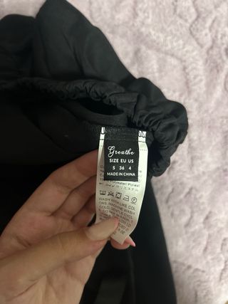 Pantalón cargo Shein negro mujer