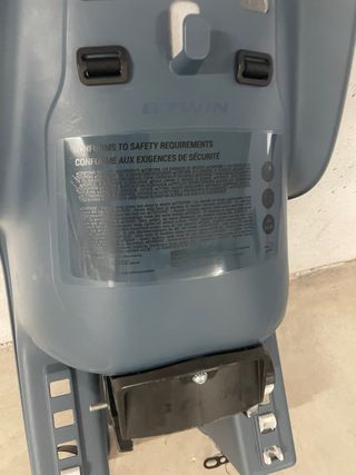 Silla infantil para bici