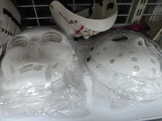 Máscaras Halloween Payaso y Calavera