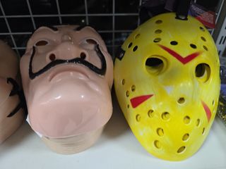 Máscaras Halloween Payaso y Calavera