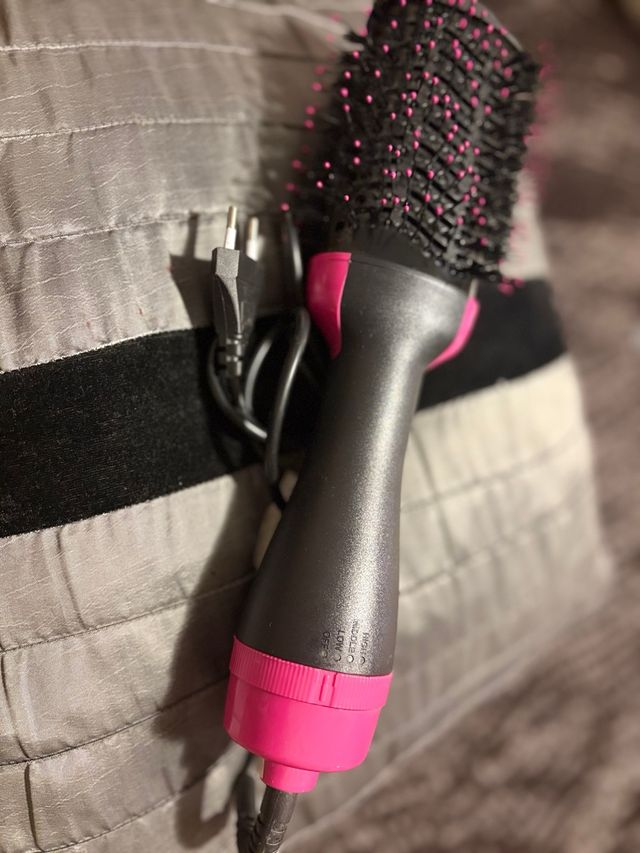 Cepillo Secador 3 en 1 Negro/Rosa
