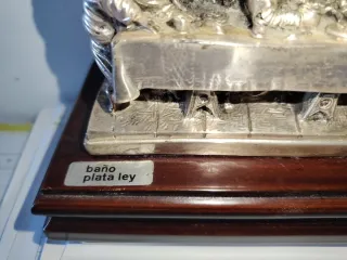 La Última Cena, bañado en plata. 