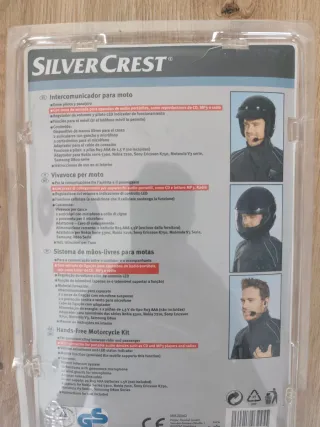 Intercomunicador Moto Silver Crest