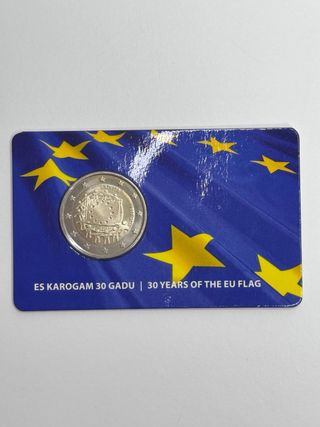 Letónia 2 Euros Coincard 2015