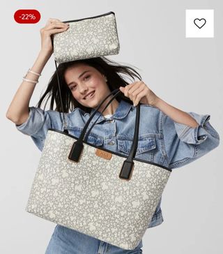 Bolso Capazo Tous XL + Riñonera Beige