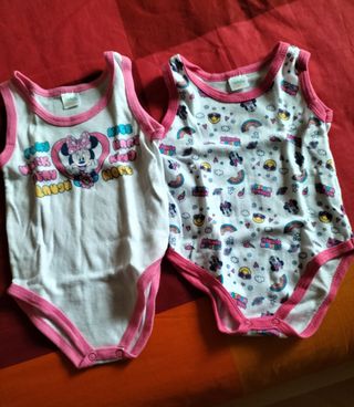 Coppia body neonata Minnie Disney