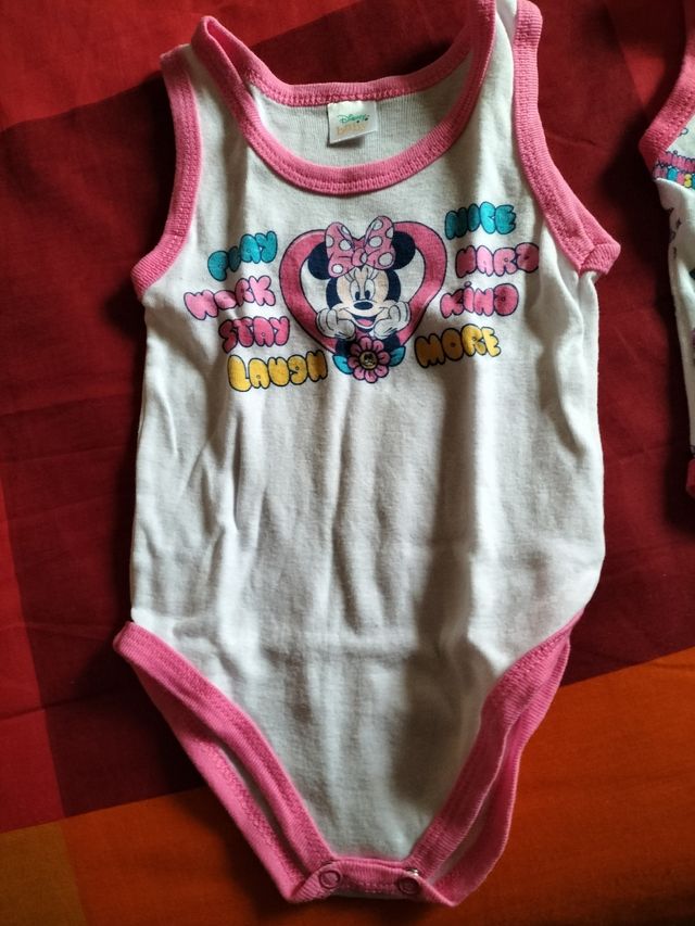 Coppia body neonata Minnie Disney