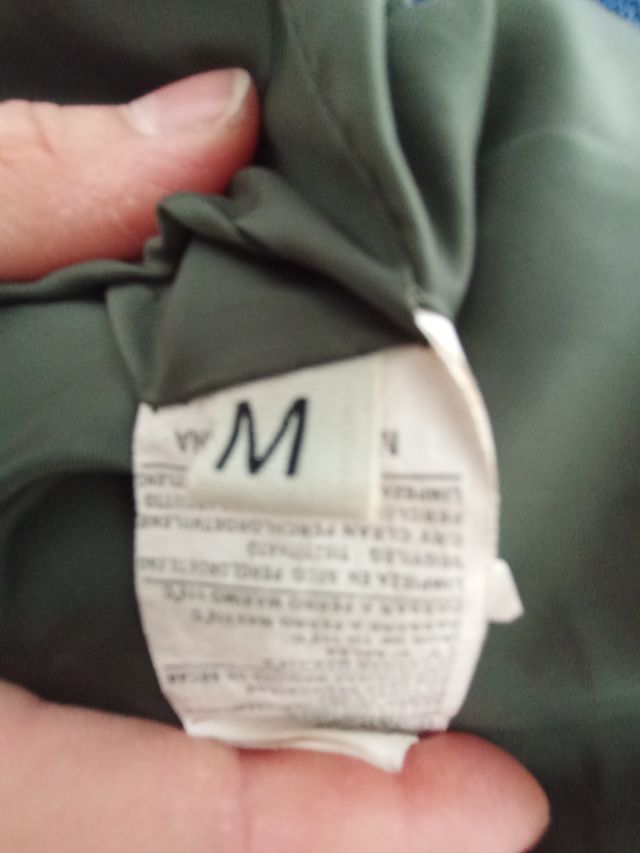 Parka acolchada mujer verde militar 100 algodón