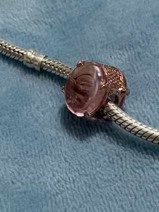 Charm Gema Rosa gold 