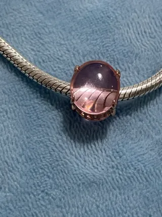Charm Gema Rosa gold 