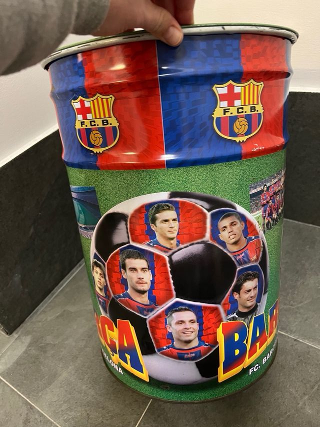 Cubo Metal FC Barcelona Almacenaje