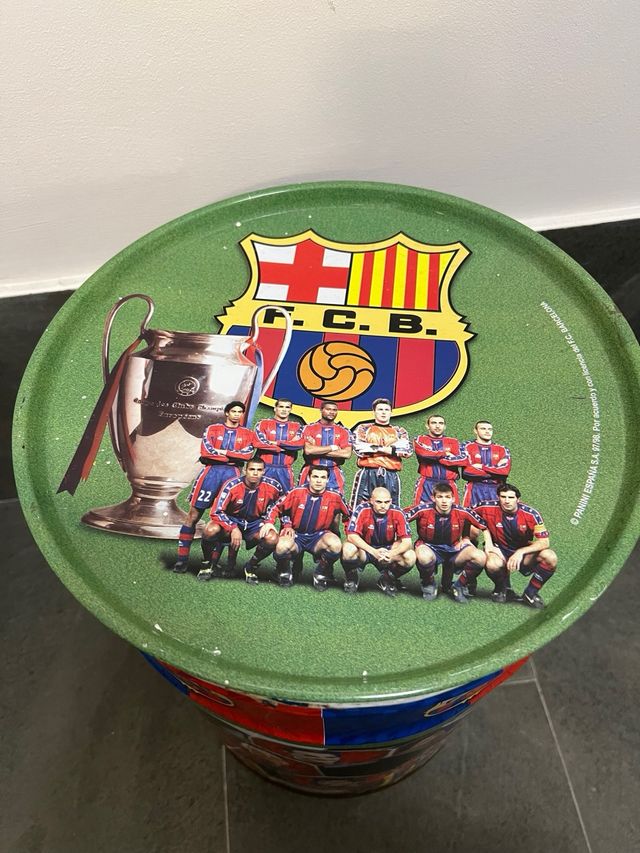 Cubo Metal FC Barcelona Almacenaje