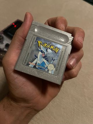 Game Boy Color Morado Transparente + Pokémon Plata