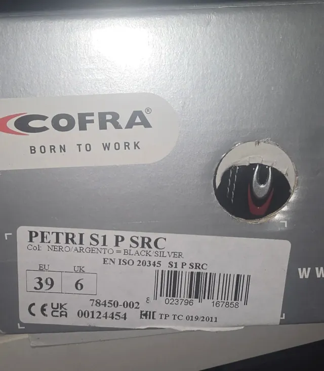 Zapatos de seguridad Cofra negros