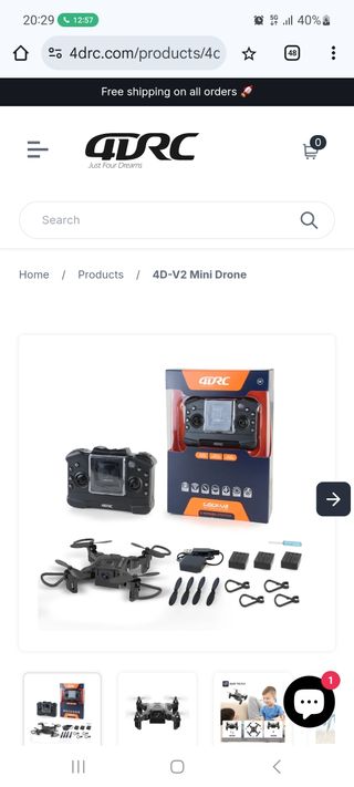 Dron 4DRC 4K con cámara
