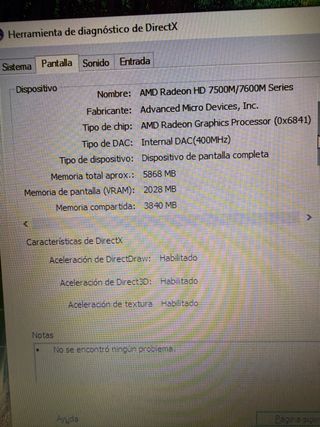 Portátil Sony Vaio Intel i7 110GB SSD 8GB RAM