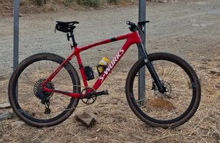 Cuadro S-Works Rojo Carbono + horquilla rigida