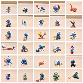 Lote Figuras Pitufos Schleich